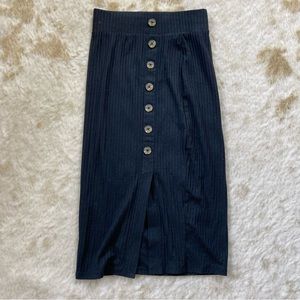 M&S Collection Button Front Pencil Skirt